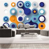  Tapeta - Geometry Of Blue Wheels 400x280 Cijene