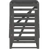  Spremište za kantu za smeće sivo 84x90x128,5 cm od borovine | Eponuda.com
