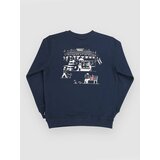 New Balance Stadium Concession Graphic FT Crew Kids Pulover nb navy Cene