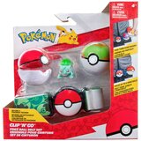 Figure djelovanja Pokémon Clip belt 'N' Go - Bulbasaur 5 cm | shoptok.hr