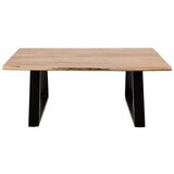 Bessagi Home klubska miza nando, barva akacije, 120x70 | Shoptok.si