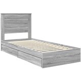  Okvir za krevet Siva Sonoma 90 x 190 cm Konstruirano drvo | shoptok.hr