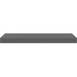  Plutajuće zidne police 2 kom sjajne sive 60 x 23,5 x 3,8 cm MDF | shoptok.hr