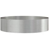  Prsten za saksiju Srebrno 80 x 80 x 20 cm Nehrđajući čelik | shoptok.hr