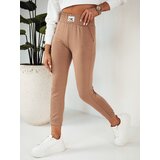 DStreet Spodnie damskie dresowe CYFL kamelowe | Shoptok.si