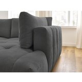 Bobochic Paris Tamno siva sklopiva/s prostorom za odlaganje kutna garnitura (s desnim kutom/u obliku slova L) Fuji – | shoptok.hr