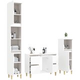  3-dijelni set kupaonskog namještaja bijeli konstruirano drvo | shoptok.hr