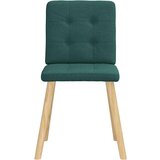  Jedilni stoli 4 kosi temno zelene tkanine, (21822603) | Shoptok.si