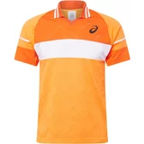 Asics Funkcionalna majica 'MATCH' oranžna / temno oranžna / črna / bela