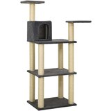 vidaXL penjalica za mačke sa stupovima za grebanje tamnosiva 119 cm | shoptok.hr
