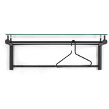 Spinder Design Crna metalna zidna vješalica s policom Suza – | shoptok.hr