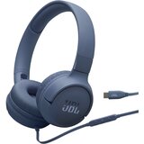 JBL Tune 520C USB-C plave boje kabelske slušalice na ušima Cijene