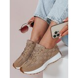 DStreet Sportowe sneakersy damskie RUNBAN khaki | Shoptok.si
