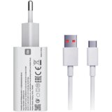 Xiaomi polnilec MDY-11-EZ USB A 33W s kablom Type C 3A - bel (Bulk) Cene