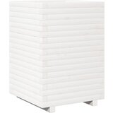 Maison Chic Vrtno cvetlično korito - Cvetlični Lonec belo 50x50x72 cm trdna borovina, (21788655) Cene