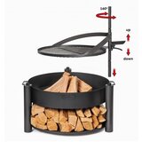 COOKKING Jeklena rešetka z ročajem za ognjeno korito MONTANA X, 50 cm | Shoptok.si