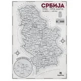 Greb - greb, mapa, Srbija