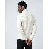 Polo Ralph Lauren Puloverji PULL COL ROULE EN MAILLE TORSADEE LAINE CACHEMIRE Bela Slike