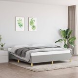 Maison Chic Posteljni okvir - Dvoposteljna postelja - Zakonska postelja brez vzmetnice svetlo siv 180x200 cm tkanina-J4139, (21770201) | Shoptok.si