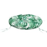  Okrugli jastuk s uzorkom lišća Ø 60 x 11 cm od tkanine Oxford | shoptok.hr