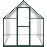 Staklenik s okvirom zeleni 334 x 169 x 195 cm aluminijski | shoptok.hr