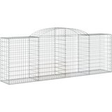 Lučne gabionske košare 4 kom 300x50x100/120cm pocinčano željezo | shoptok.hr