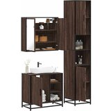 Maison Chic Kopalniški sestavi - Kopalniška garnitura 3-delna rjavi hrast inženirski les, (21787995) | Shoptok.si