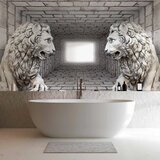  Foto tapeta - Stone Lions 100x70 Vodootporna | shoptok.hr