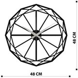 WALLXPERT Zidni sat Enzoclock - S013, 48x48 cm | Eponuda.ba