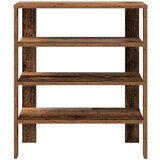 vidaXL Regal za čevlje starinski les 61x32x70 cm inženirski les | Shoptok.si