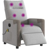 Maison Chic Električni masažni naslanjač - Relax naslanjač sivo blago, (22134700) | Shoptok.si