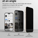 Ringke Cover Display ID Glass kaljeno steklo za iPhone 16 Plus / 15 Plus - Privacy | Shoptok.si