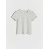 Reserved Girls` t-shirt - svetlo siva Cene