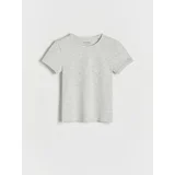 Reserved Girls` t-shirt - svetlo siva
