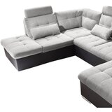 MID.YOU SEDEŽNA GARNITURA, tkanina črna, srebrne barve | Shoptok.si