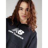 New Balance Majica 'Essentials' črna / bela | Shoptok.si