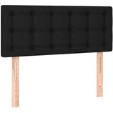 Maison Chic posteljno vzglavje - vzglavna omarica - nočna omarica črno 100x5x78/88 cm blago, (21706430) Cene