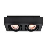 Gtv Crna stropna svjetiljka s metalnim sjenilom 34x18,5 cm Loid – | shoptok.hr