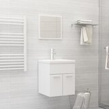 Maison Chic Komplet kopalniškega pohištva - Kopalniški sestavi bele barve iverna plošča, (21787346) | Shoptok.si