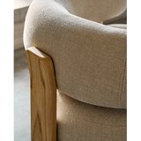 Kave Home Bež fotelj iz šenilje Granite – | Shoptok.si