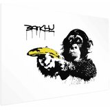  Plakat - Banksy: Monkey with a Banana 90x60 Bez okvira s margom | shoptok.hr