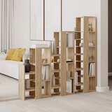 Marckeric Regal u dekoru hrasta u prirodnoj boji 158x151 cm Anissa – | shoptok.hr