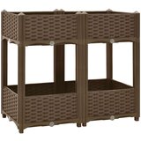 vidaXL Visoka greda 80x40x71 cm polipropilen, (20759010) | Shoptok.si