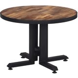 vidaXL klubska mizica okrogla Ø55x40 cm trdna predelana tikovina | Shoptok.si