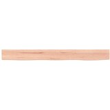  Zidna polica svjetlosmeđa 100x10x4 cm od obrađene hrastovine | shoptok.hr