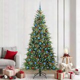  Umetno Zložljivo Božično Drevo Zelena 240 cm PE in PVC, (5000066253) | Shoptok.si