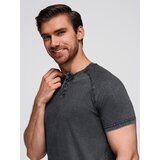 Ombre Men's t-shirt with henley neckline | Shoptok.si