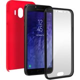 AVIZAR Celotna školjka upogljiva spredaj toga zadaj, 360° kolekcija - mat rdeca str. Samsung Galaxy J4, (20720312) | Shoptok.si
