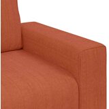  Dvosjed crvena narančasta 160x77x82 cm korduro tkanina | Shoptok.si