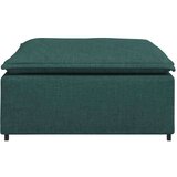  Modularni kauč s podnožjem tamnozeleni 100x100x48 cm - Tamnozelena tabure | shoptok.hr